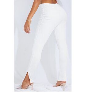PrettyLittleThing White Leggings